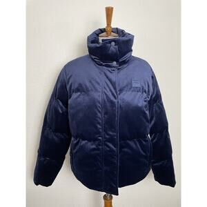 Fila Jacket Velvet Puffer Bella High Neck Full Zip Lined